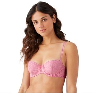NWT b.tempt'd by Wacoal Ciao Bella Balconette Bra Blush Pink Style 95314 Siz 32D